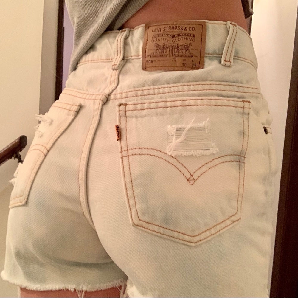 Bleached vintage Levi’s